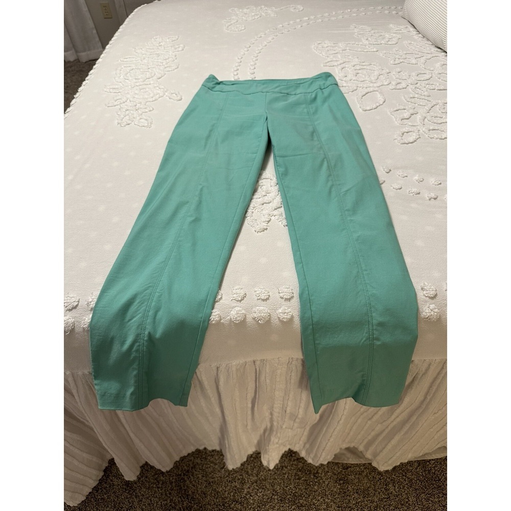 New Direction Women's Pants, Green, Size 8 Stretch Pull-on